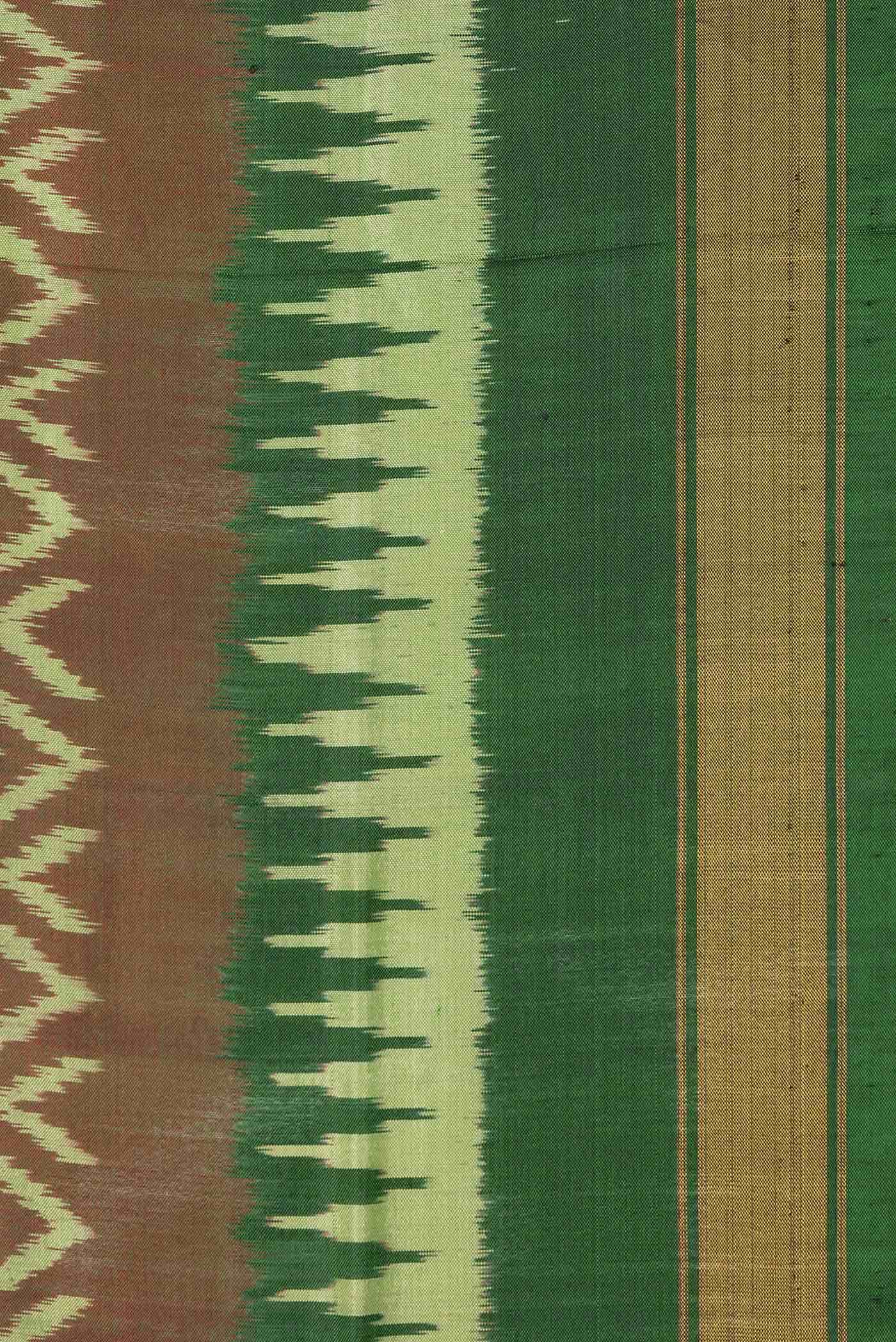 Maroon Dual Tone Rajkot Patola Silk Saree