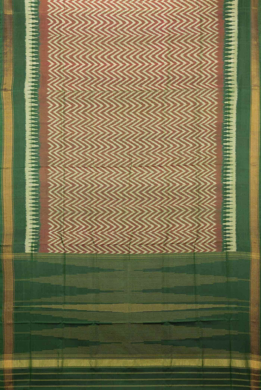 Maroon Dual Tone Rajkot Patola Silk Saree