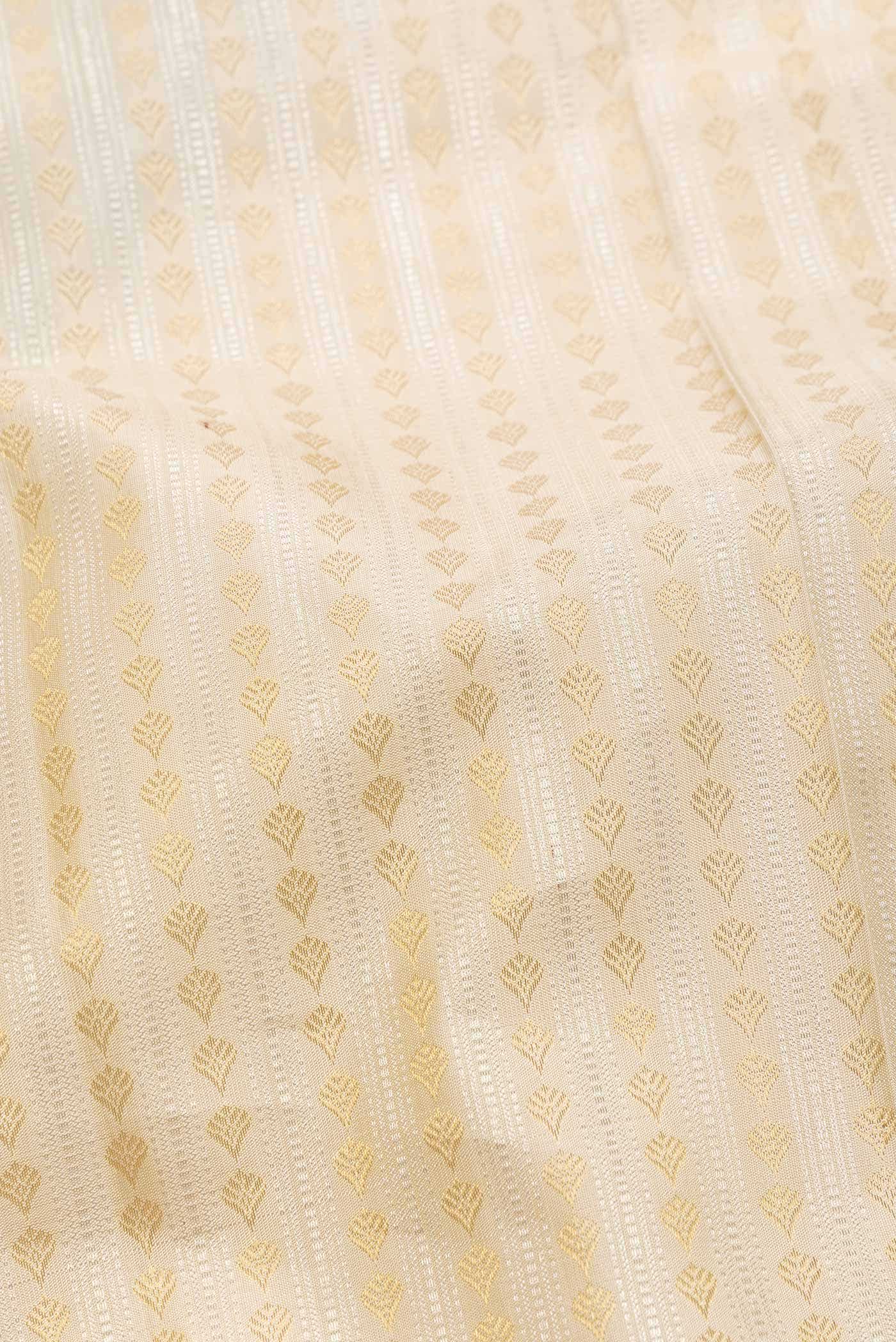 Sandal Dual Tone Kanchipuram Silk Saree