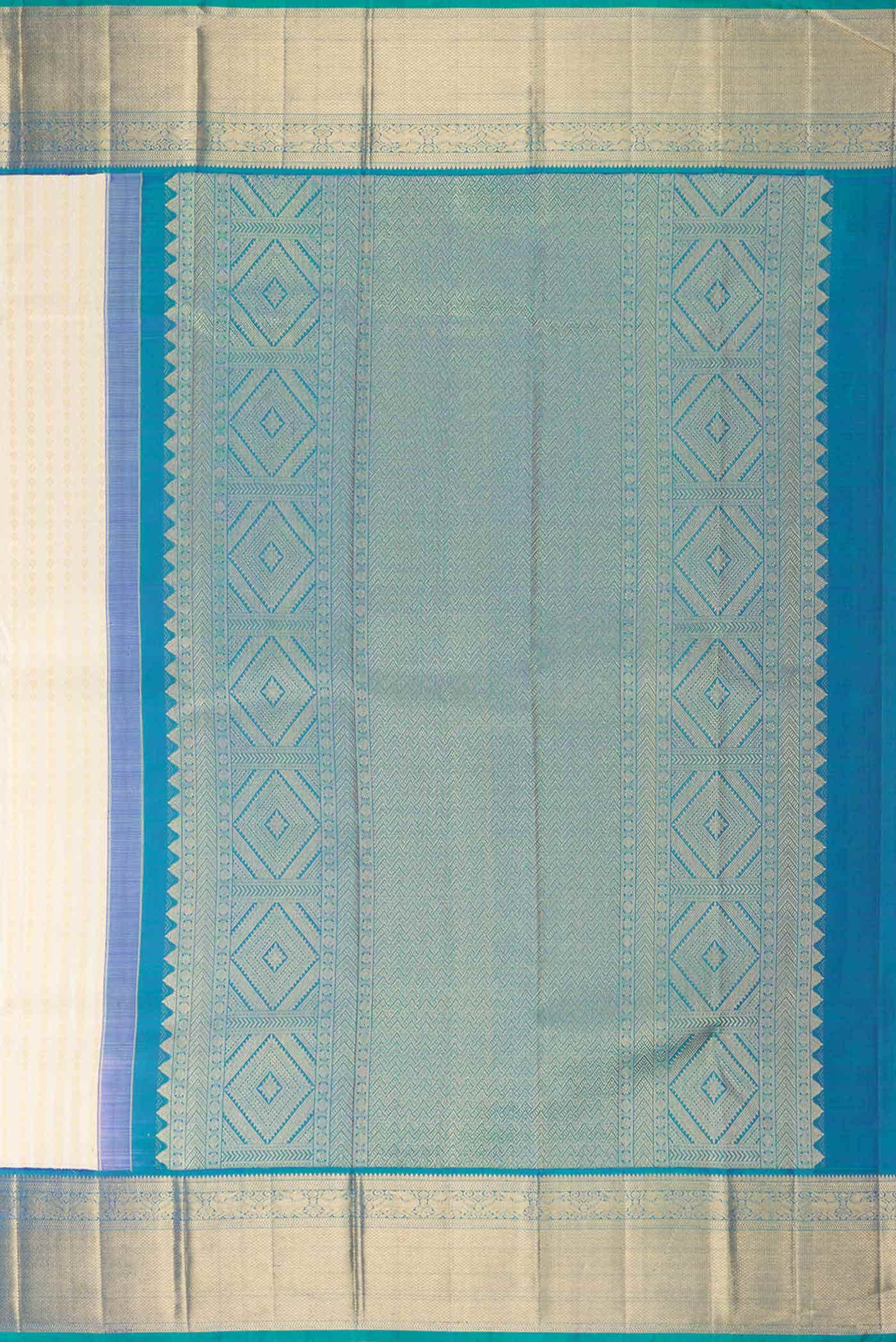 Sandal Dual Tone Kanchipuram Silk Saree