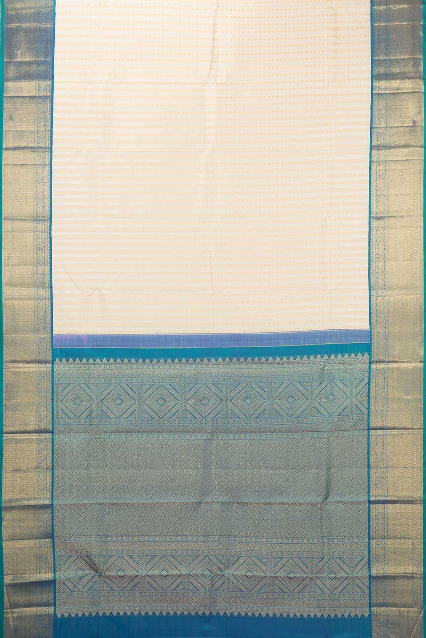 Sandal Dual Tone Kanchipuram Silk Saree