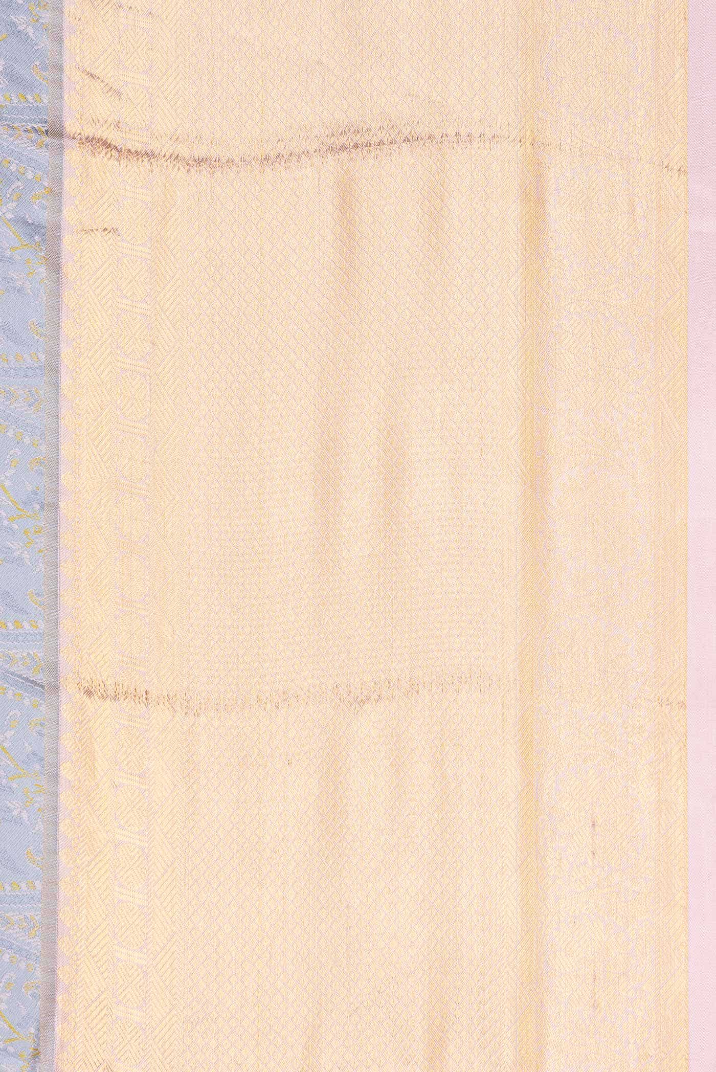 Light Blue Dual Tone Kanchipuram Silk Saree
