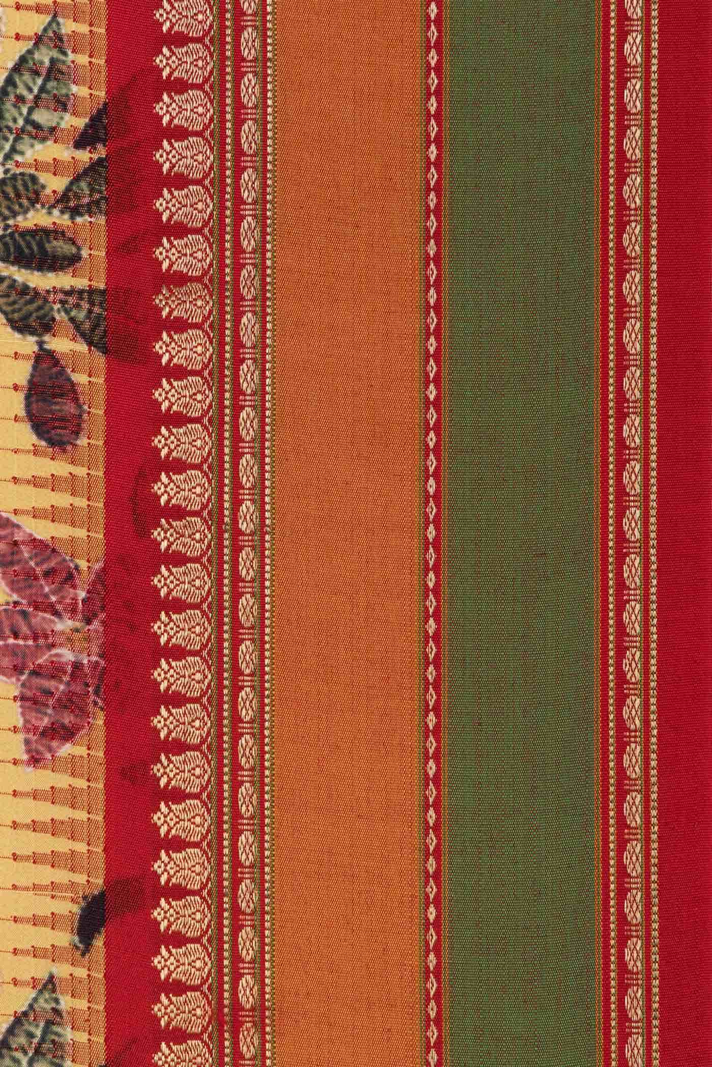 Sandal Kanchipuram Silk Saree