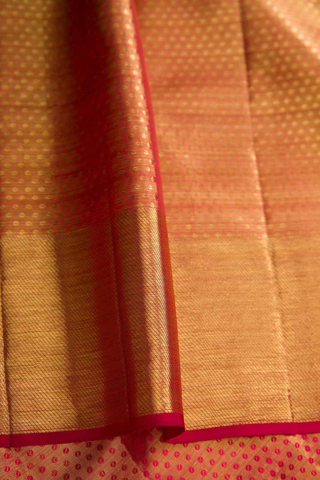 Gold Kanchipuram Tissue Silk Saree
