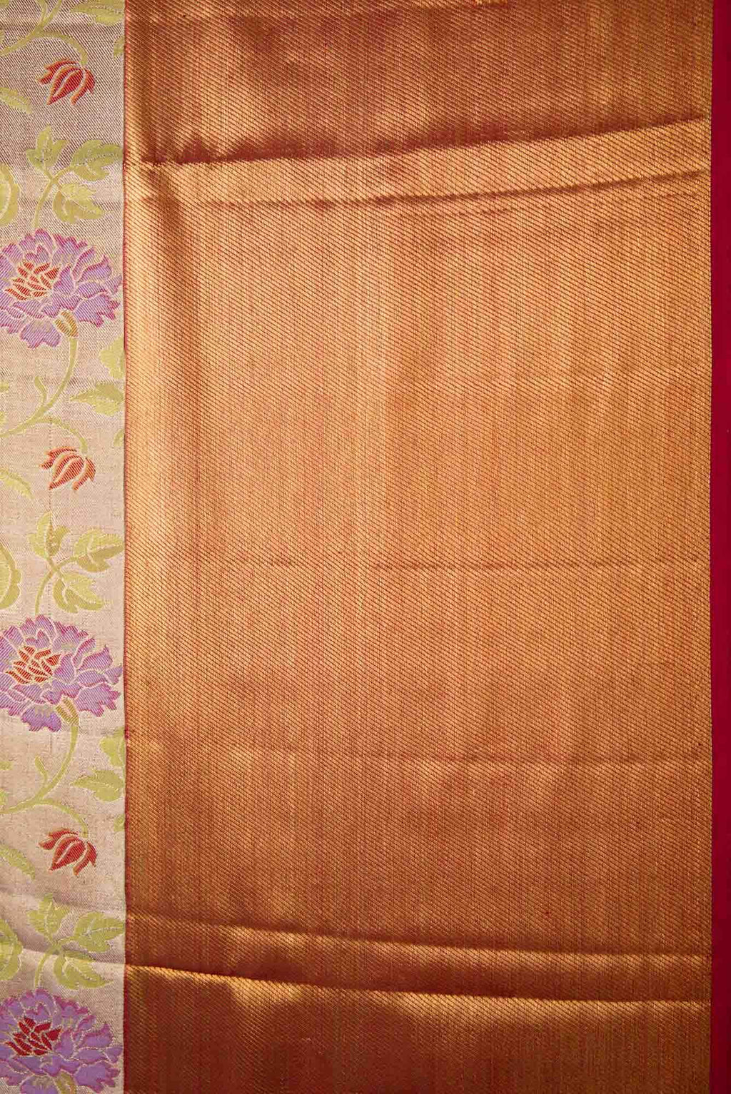 Gold Kanchipuram Tissue Silk Saree