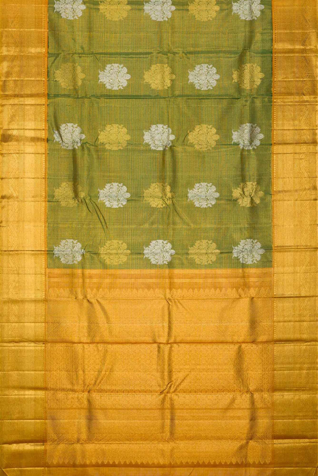 Green Kanchipuram Tissue Silk Saree
