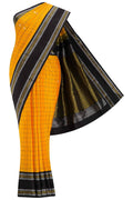 Pure Silk Pure Zari Yellow Dual Tone Kanjivaram Saree