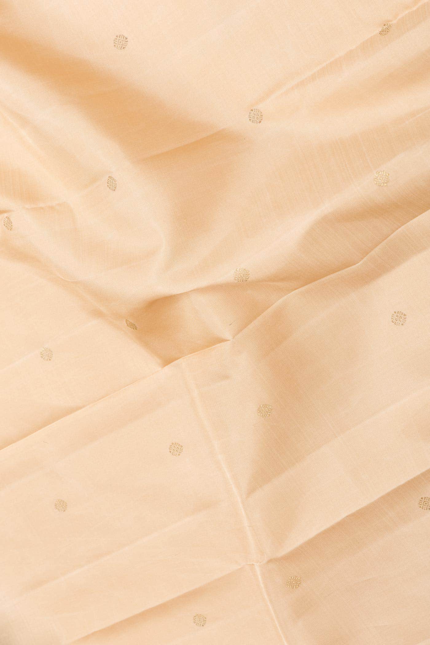 Pure Silk Pure Zari Sandal Dual Tone Kanchipuram Saree