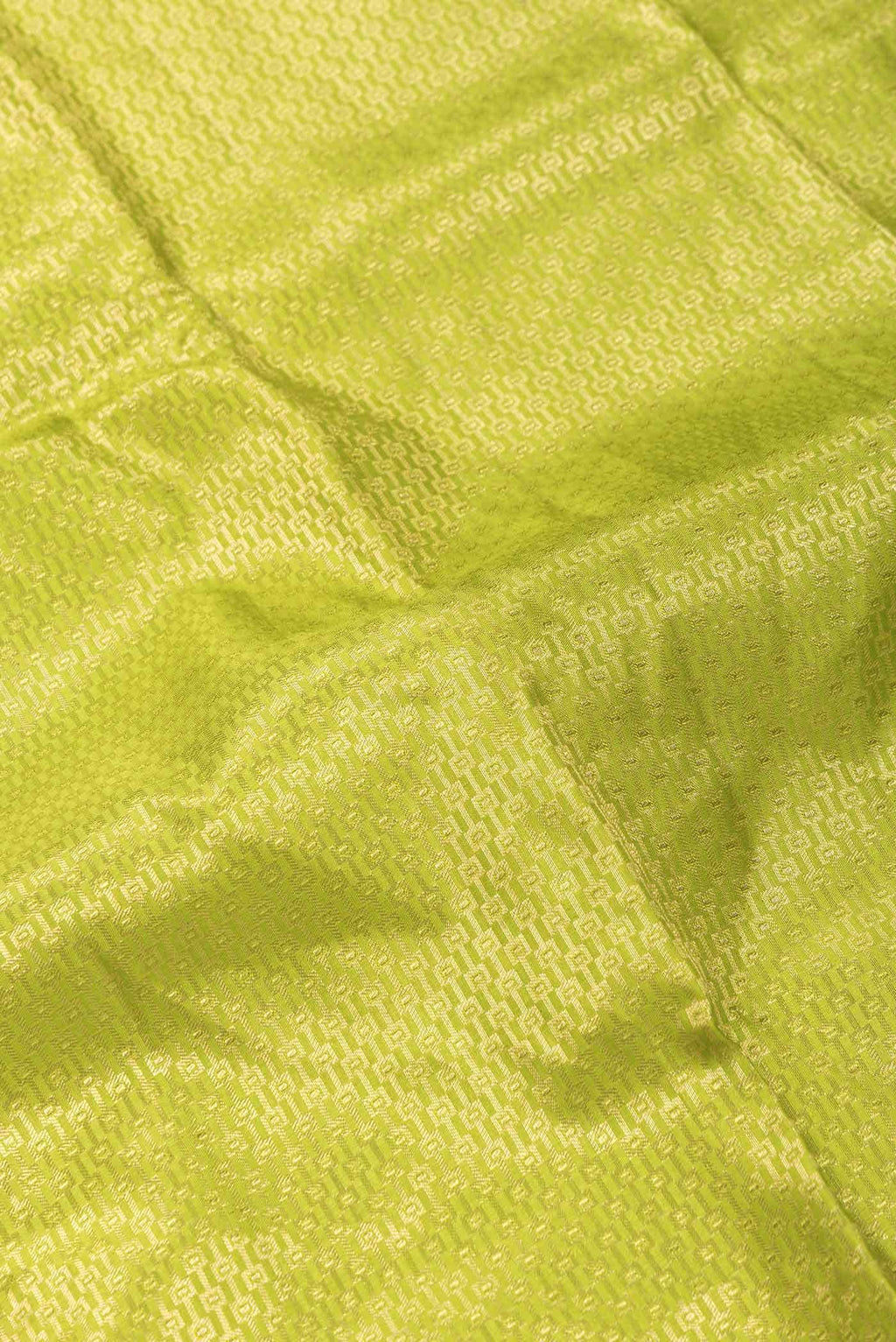 Parrot Green Dual Tone Kanchipuram Silk Saree