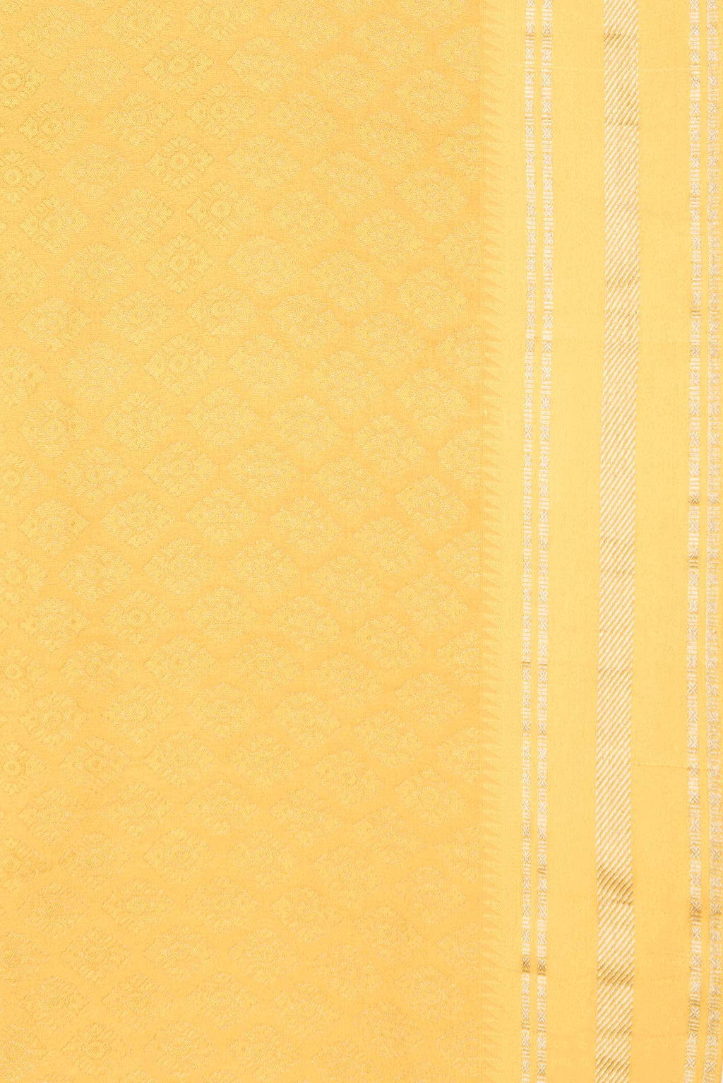 Yellow Dual Tone Mysore Georgette Saree