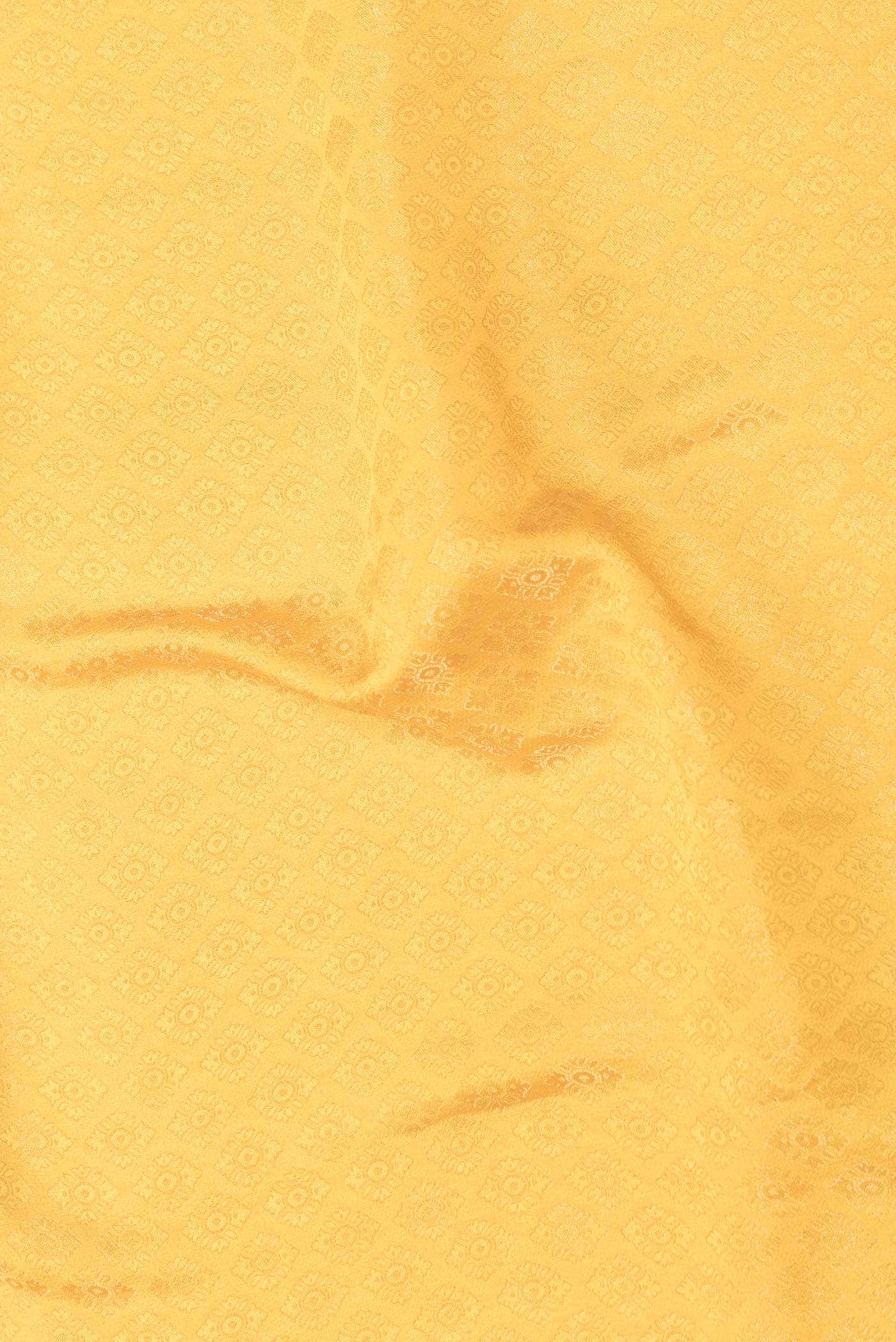 Yellow Dual Tone Mysore Georgette Saree