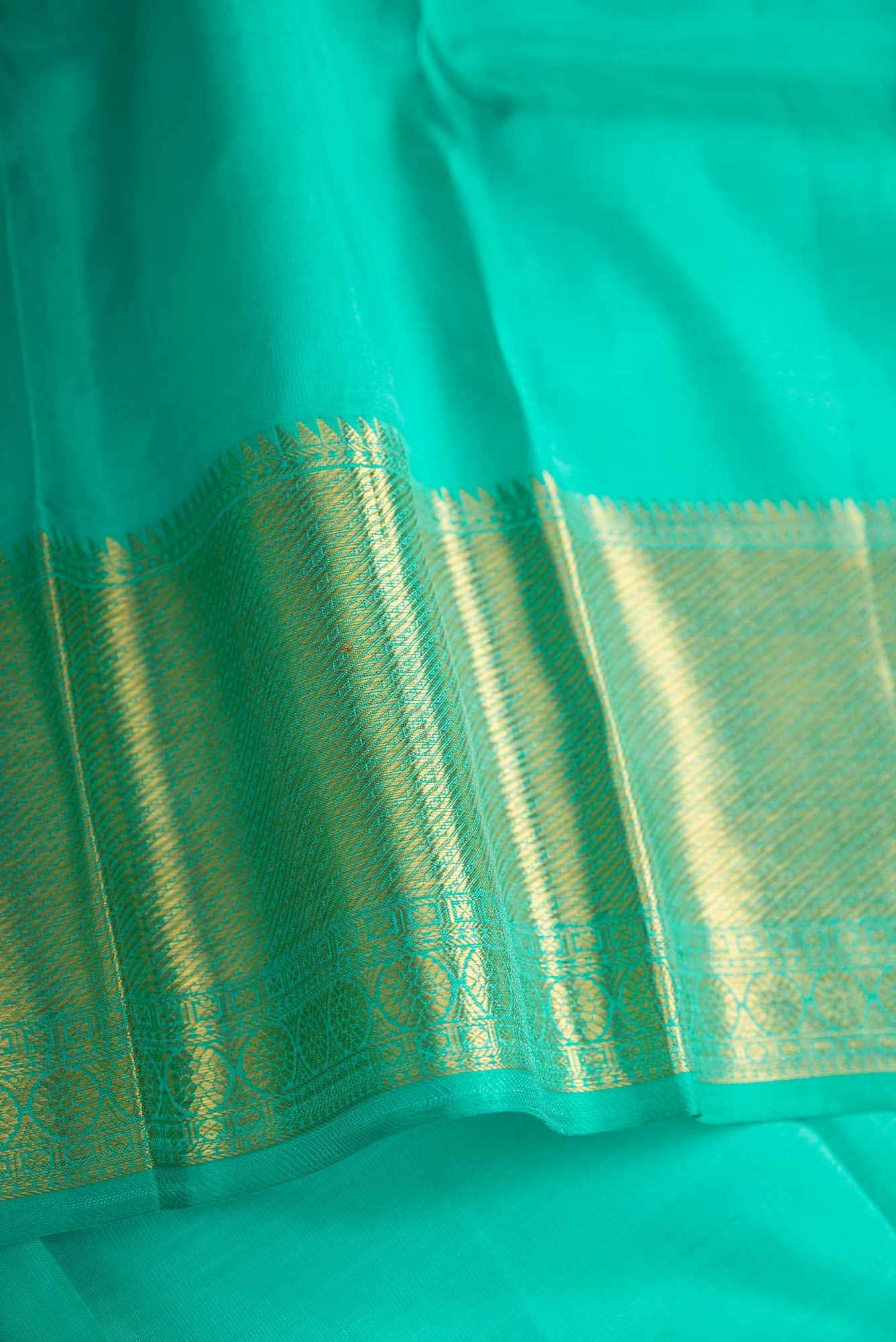 Blue Kanchipuram Silk Saree