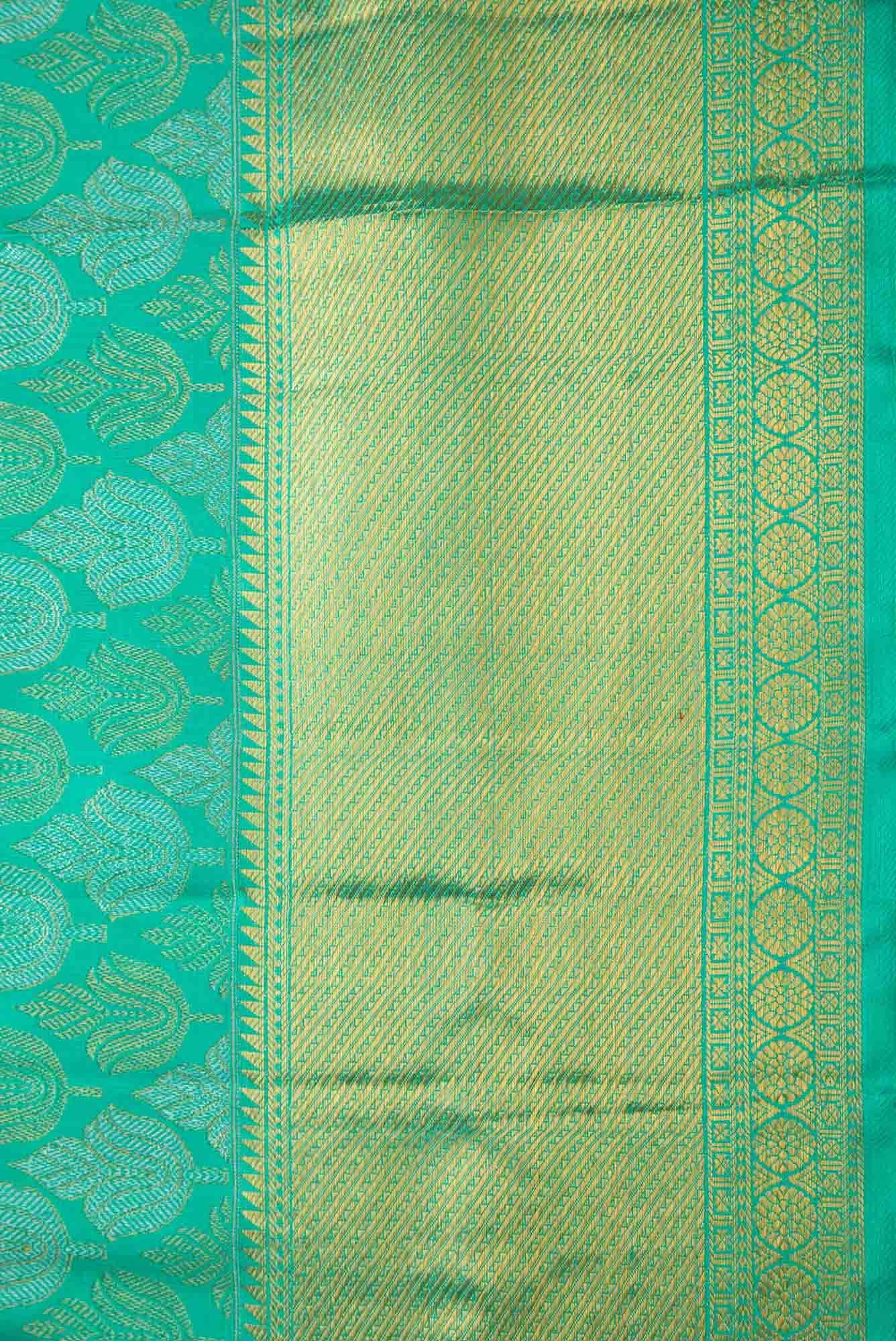 Blue Kanchipuram Silk Saree