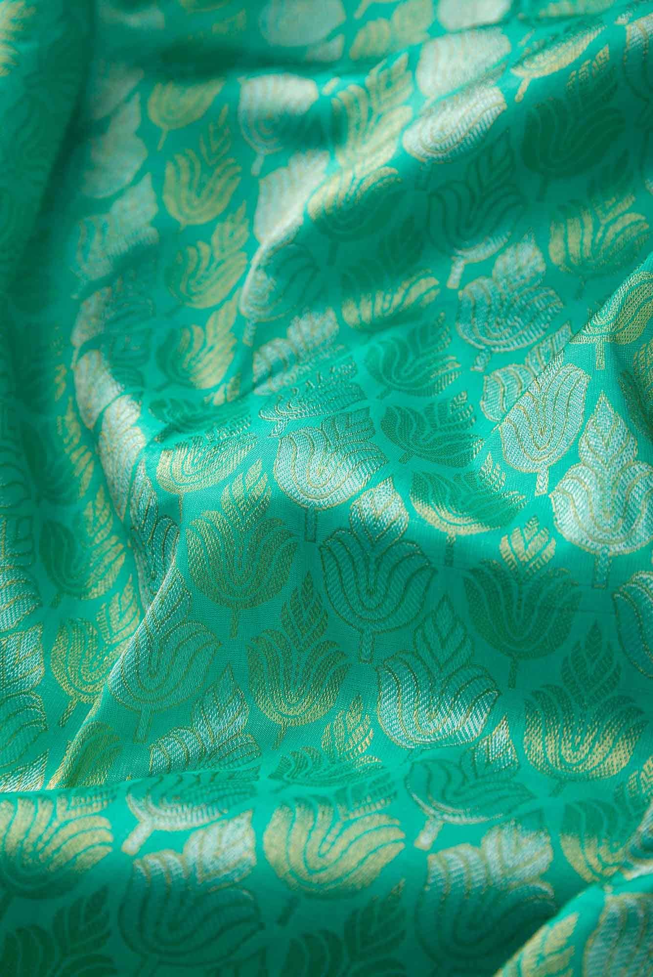 Blue Kanchipuram Silk Saree