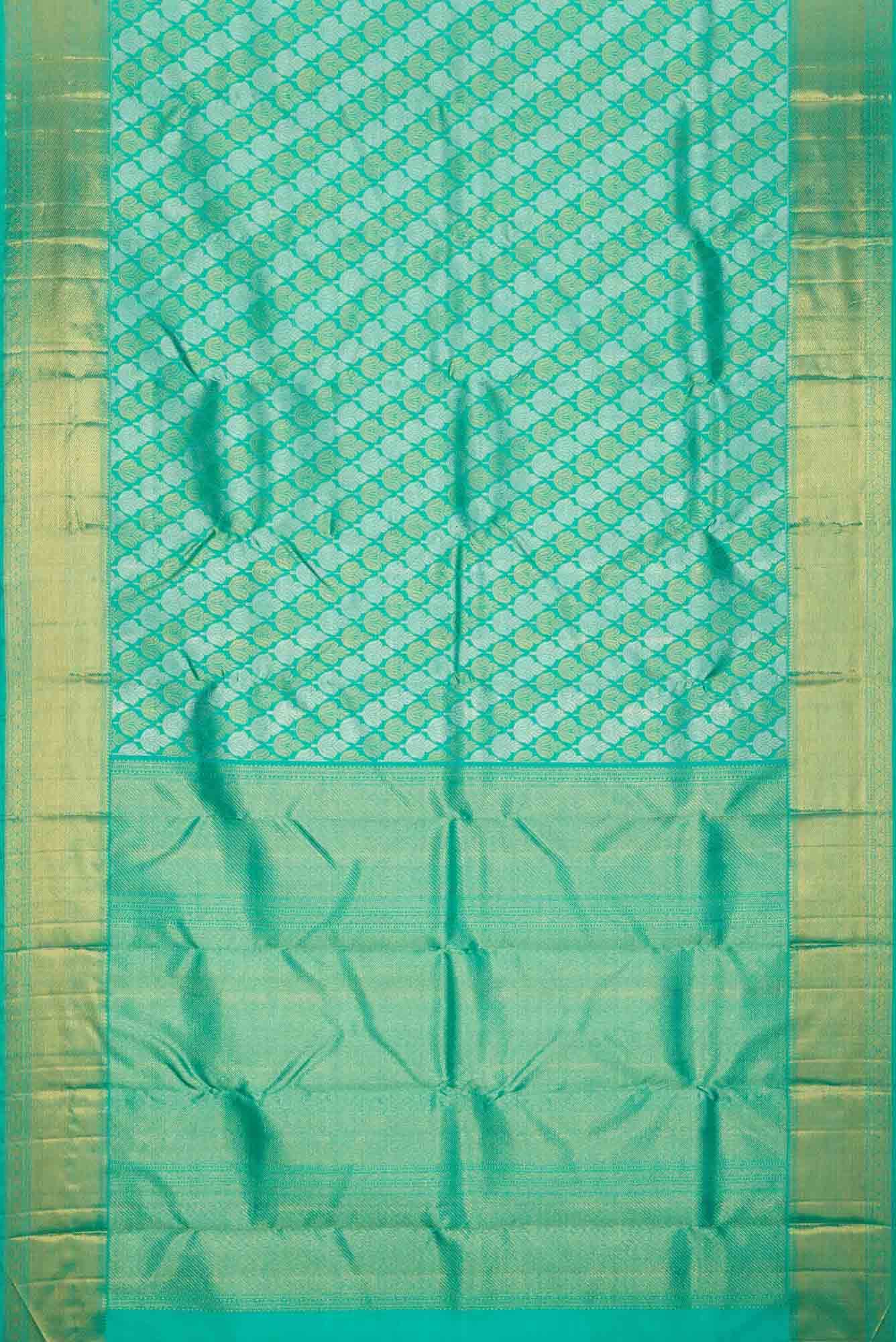 Blue Kanchipuram Silk Saree