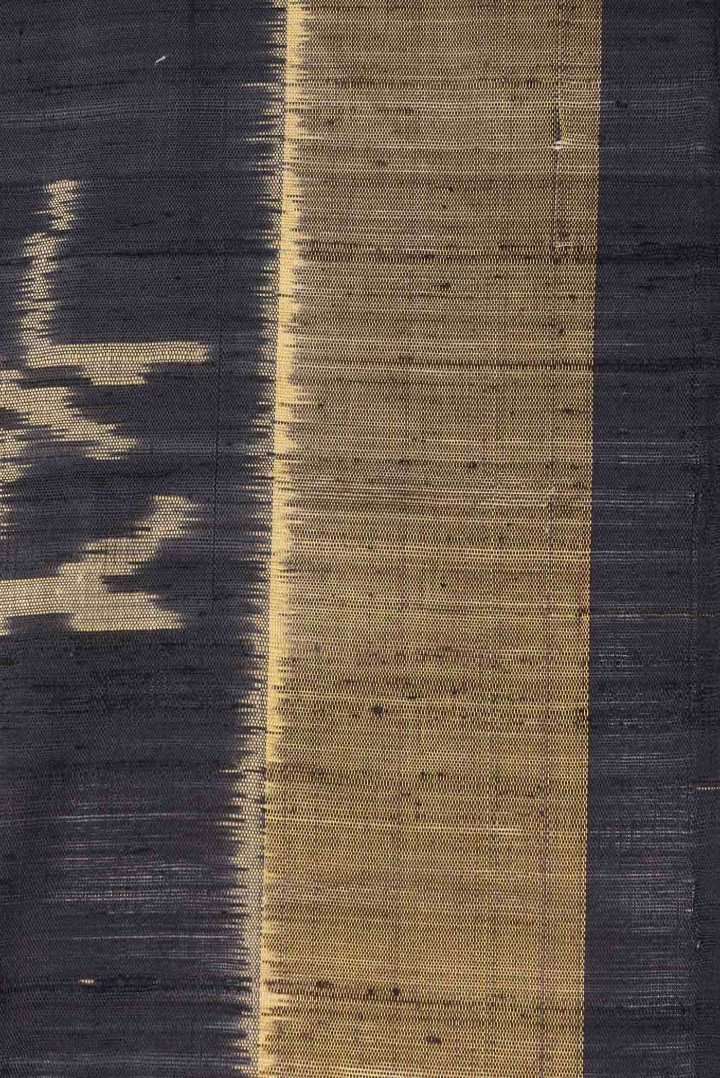 Black Dual Tone Rajkot Patola Silk Saree