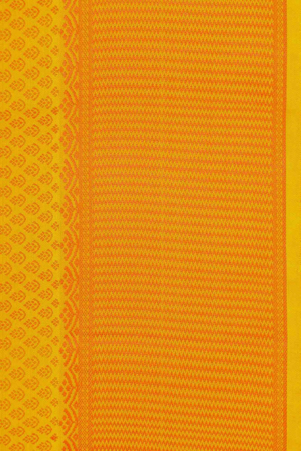 Mustard Dual Tone Kanchipuram Silk Saree