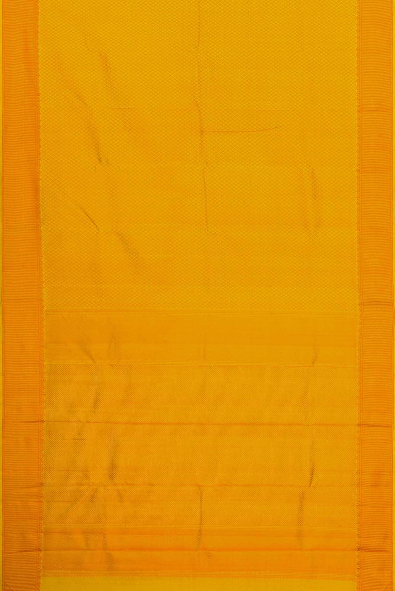 Mustard Dual Tone Kanchipuram Silk Saree