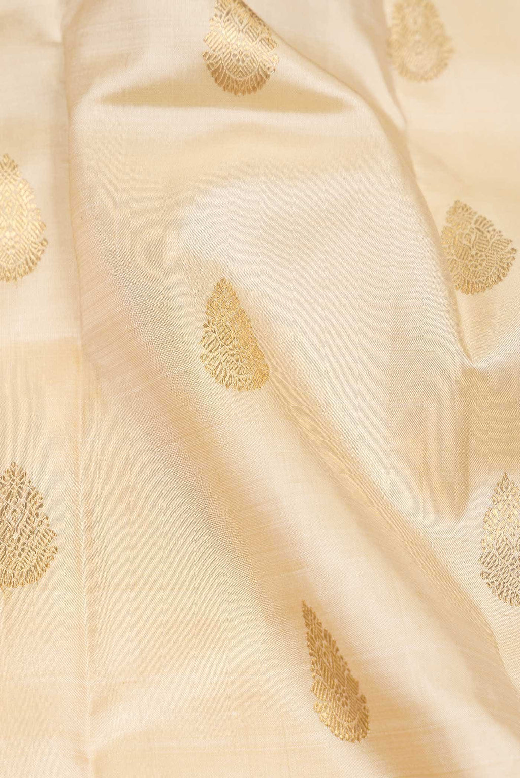 Pure Silk Pure Zari Sandal Dual Tone Kanchipuram Saree