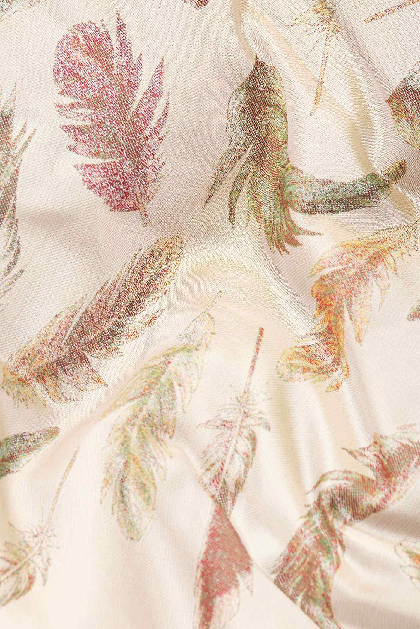 Beige Kanchipuram Silk Saree