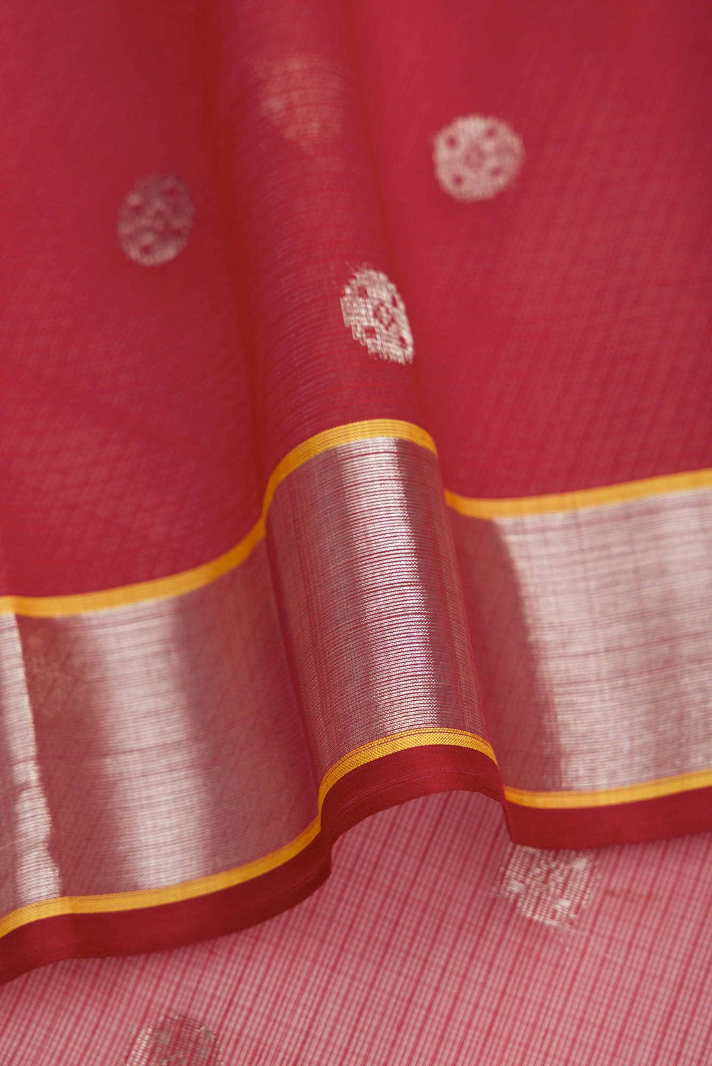 Pure Silk Pure Zari Green Dual Tone Kota Saree