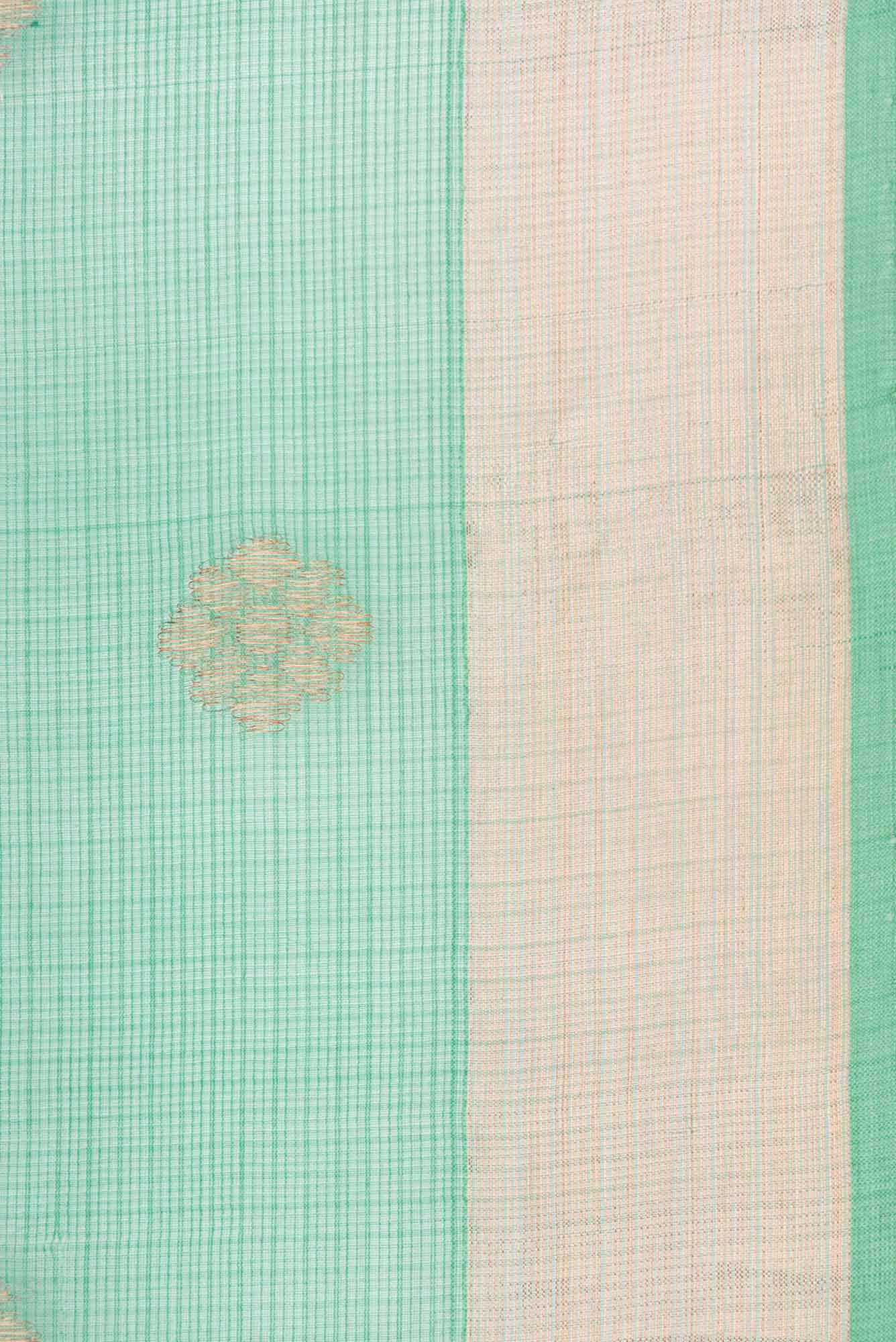 Green Dual Tone Kota Silk Saree