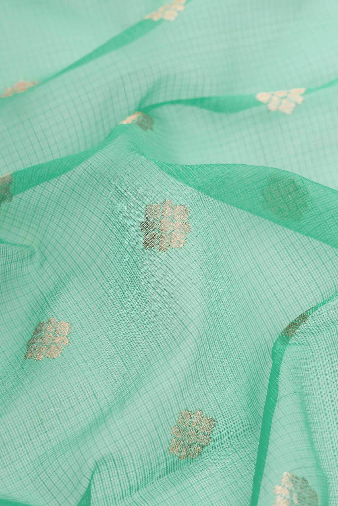 Green Dual Tone Kota Silk Saree