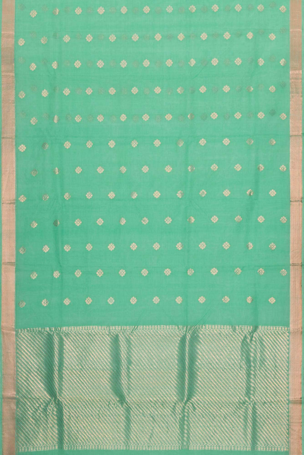 Green Dual Tone Kota Silk Saree