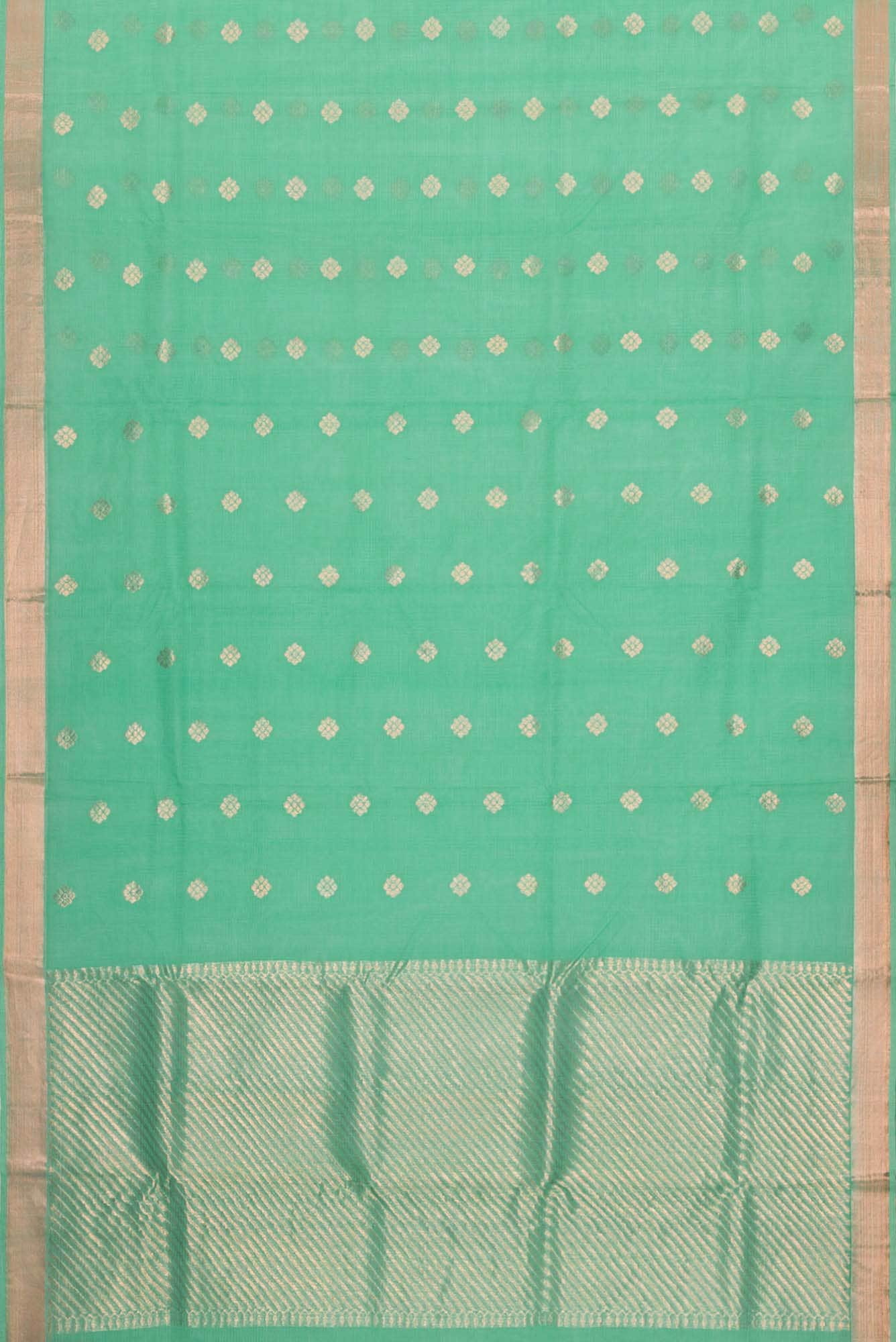 Green Dual Tone Kota Silk Saree
