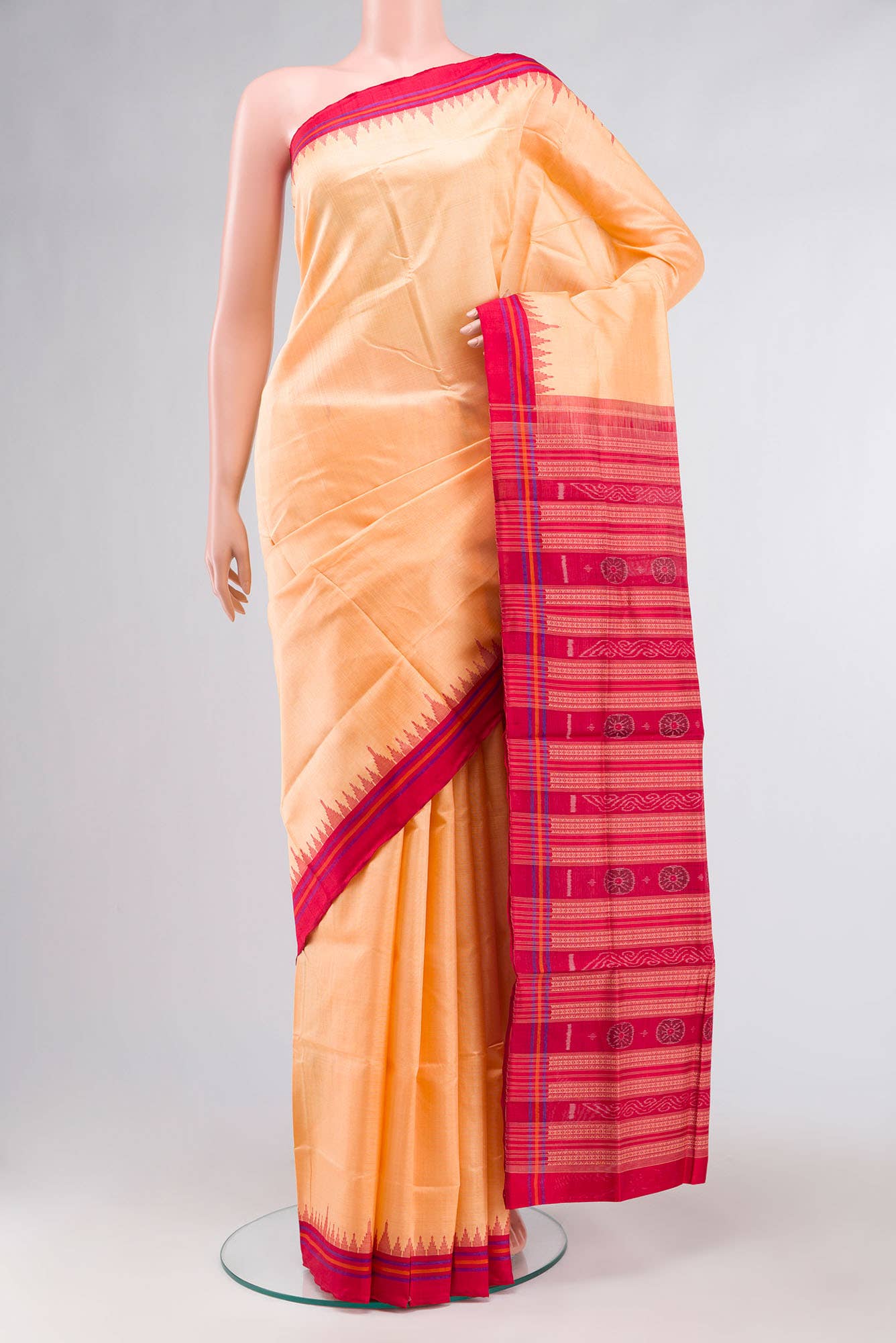 Gold Orissa Silk Saree