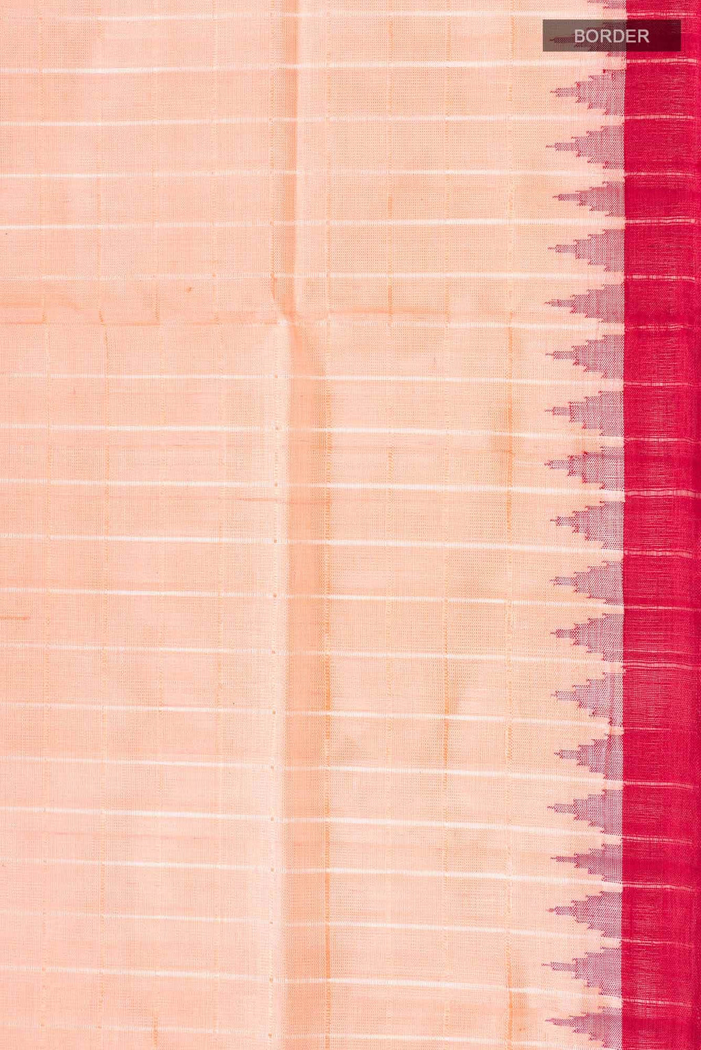 Beige Orissa Silk Saree