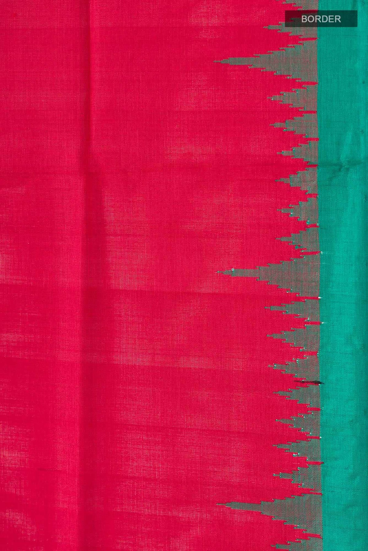 Red Orissa Silk Saree