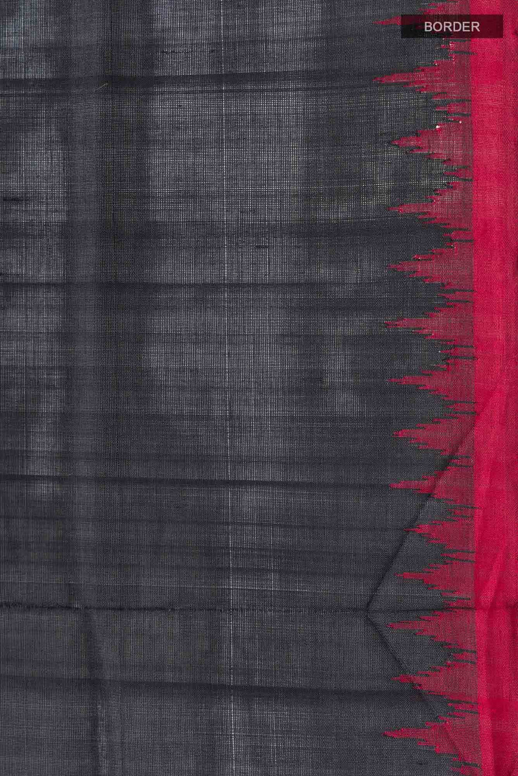 Black Orissa Silk Saree