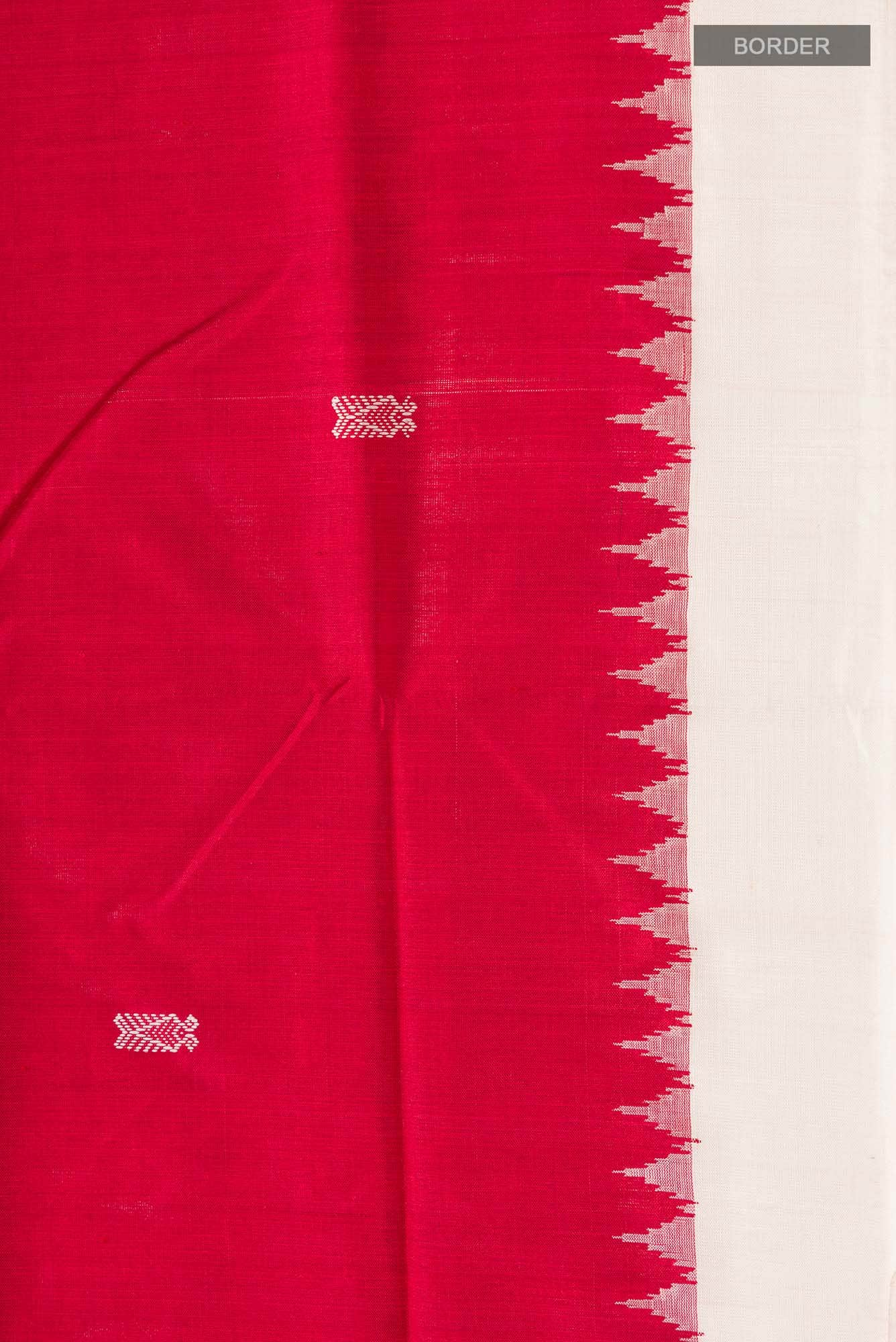 Red Orissa Silk Saree