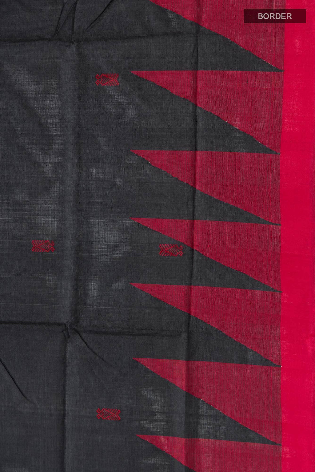 Black Orissa Silk Saree