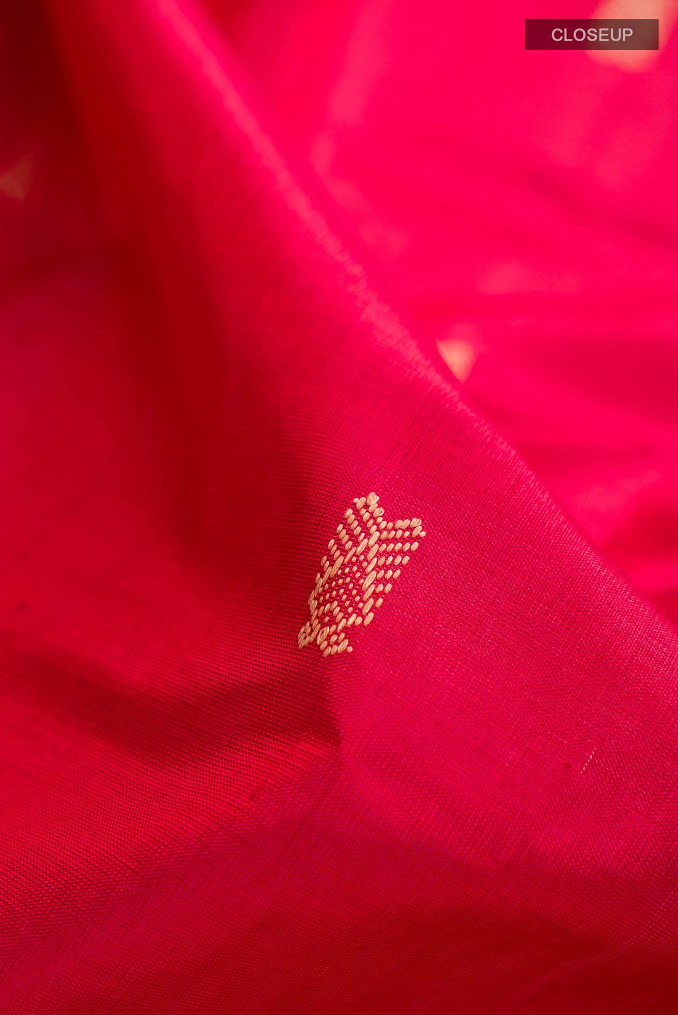 Red Orissa Silk Saree