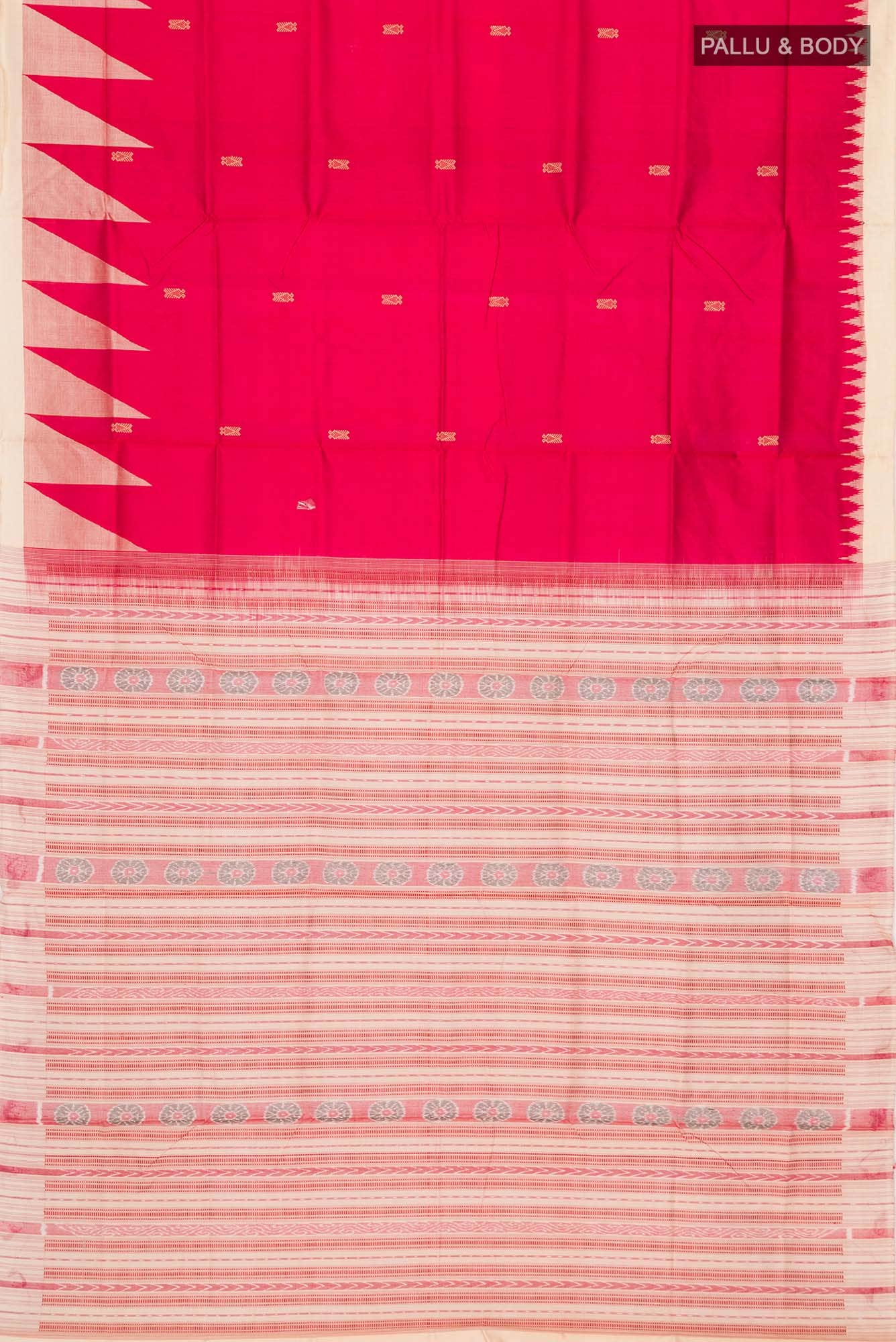 Red Orissa Silk Saree