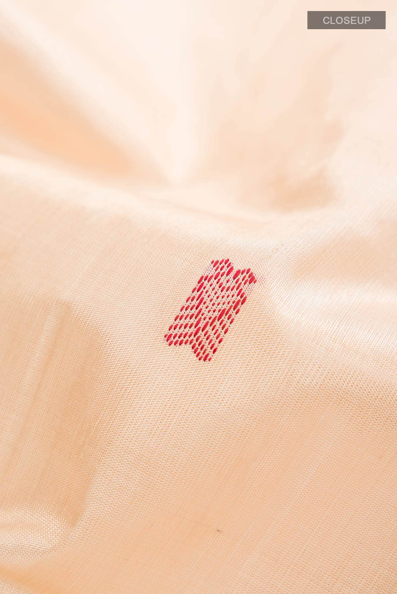 Beige Orissa Silk Saree
