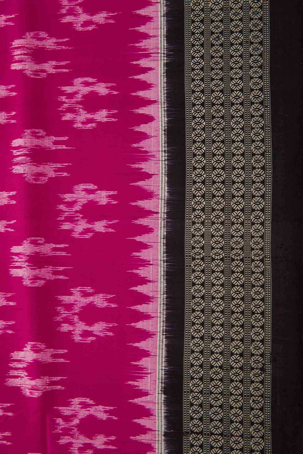 Imperial Pink Dual Tone Double Ikat Saree