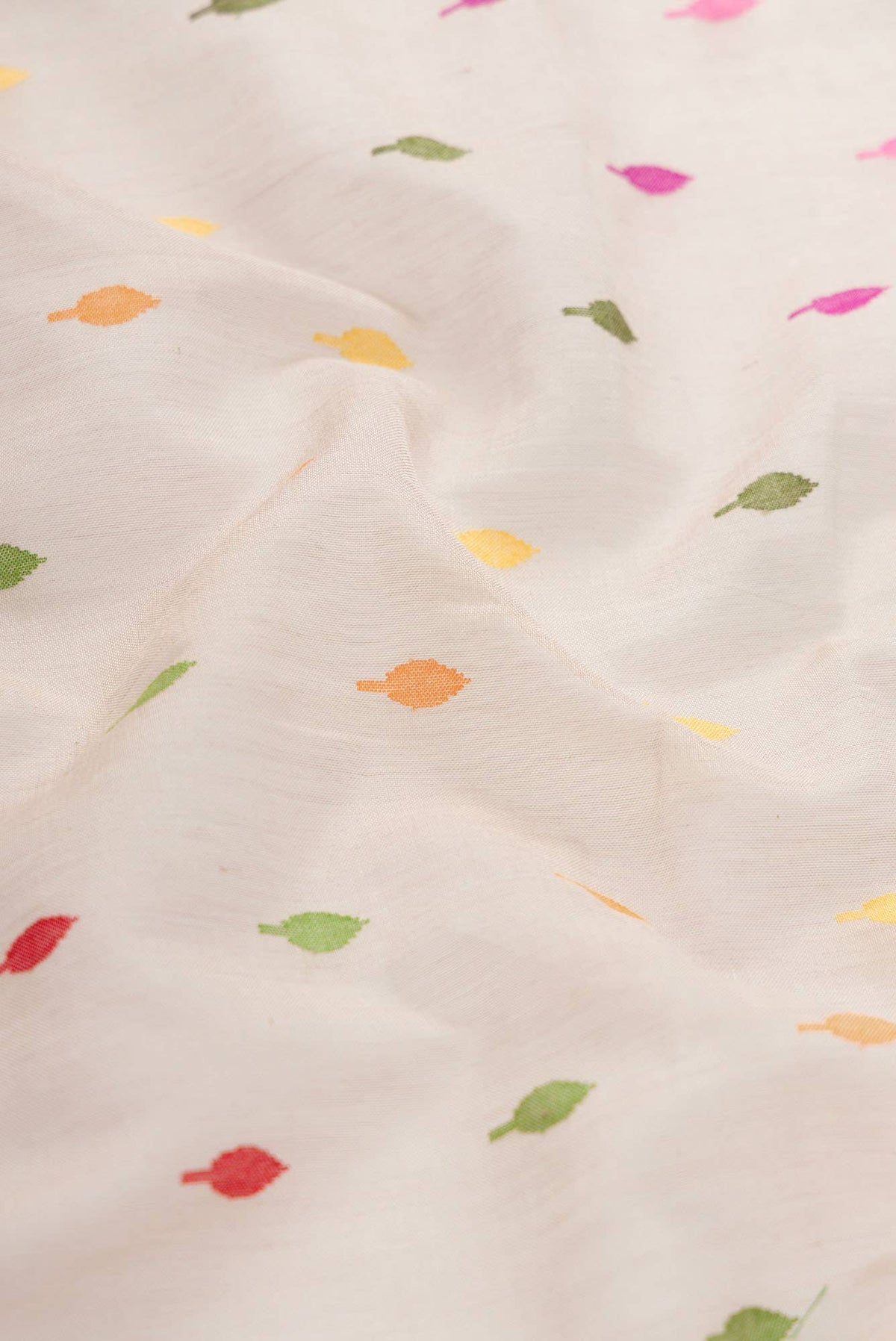 Pure Silk Pure Zari Rose pink Dual Tone Banarasi Cotton Saree