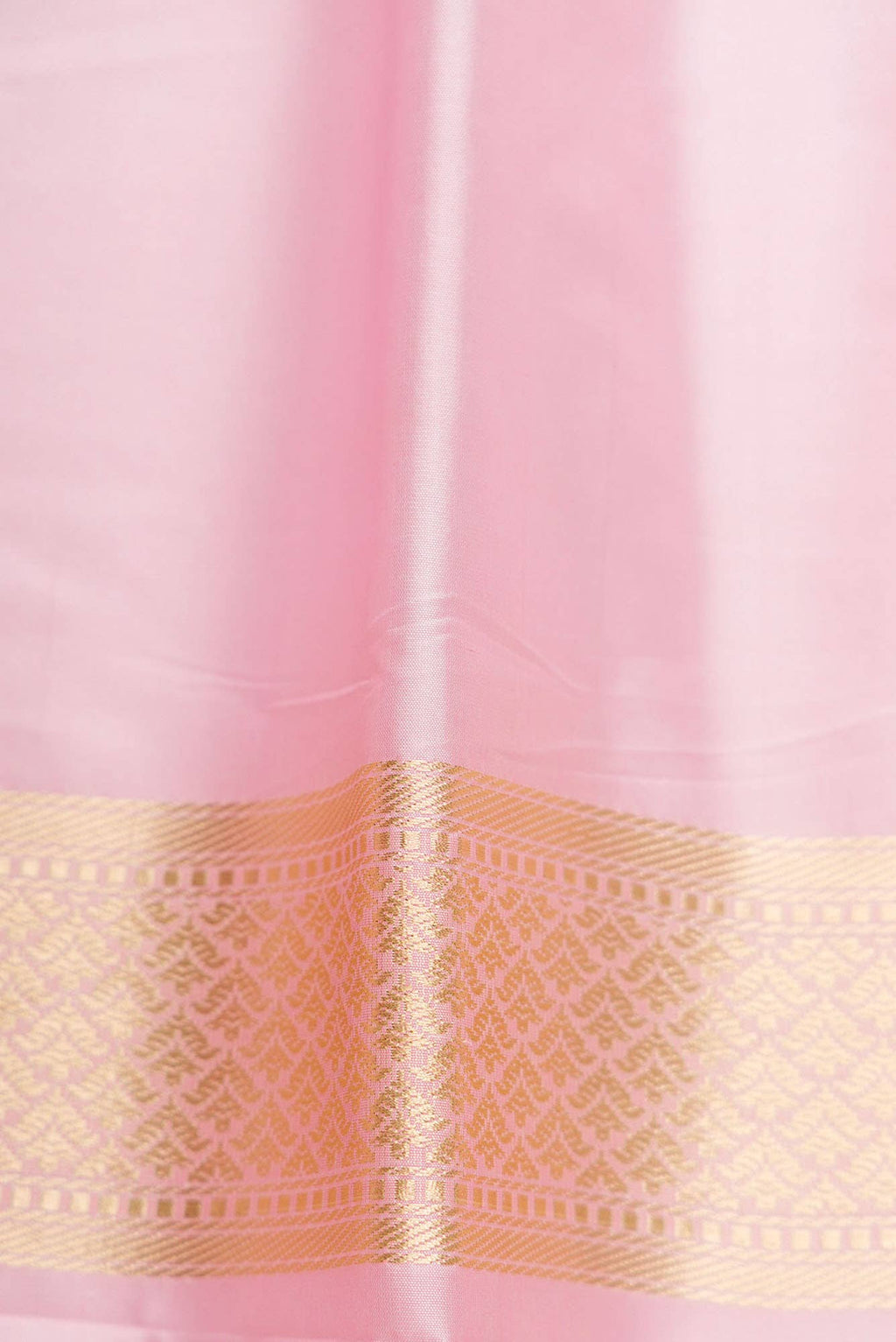 Pure Silk Pure Zari Pink Dual Tone Banarasi Saree