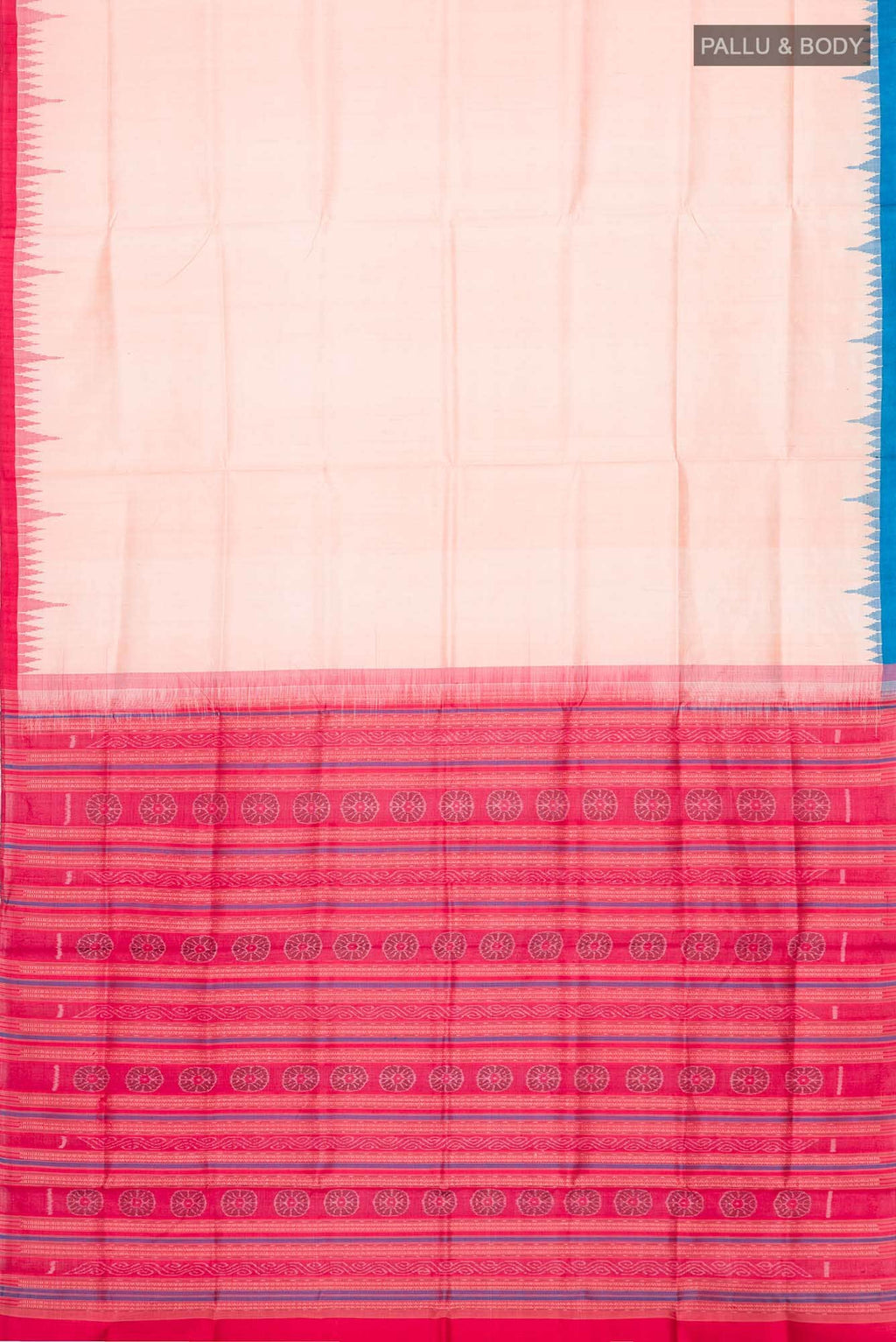 Beige Orissa Silk Saree