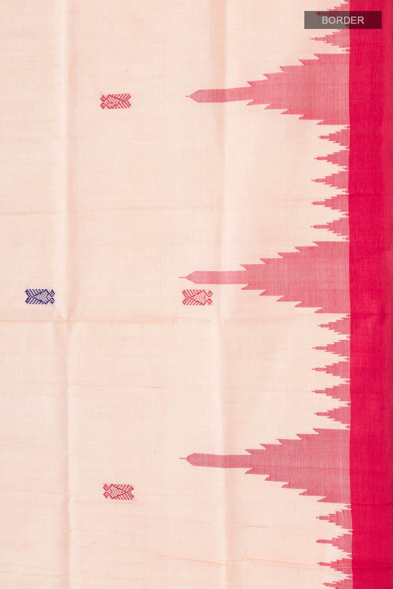Beige Orissa Silk Saree