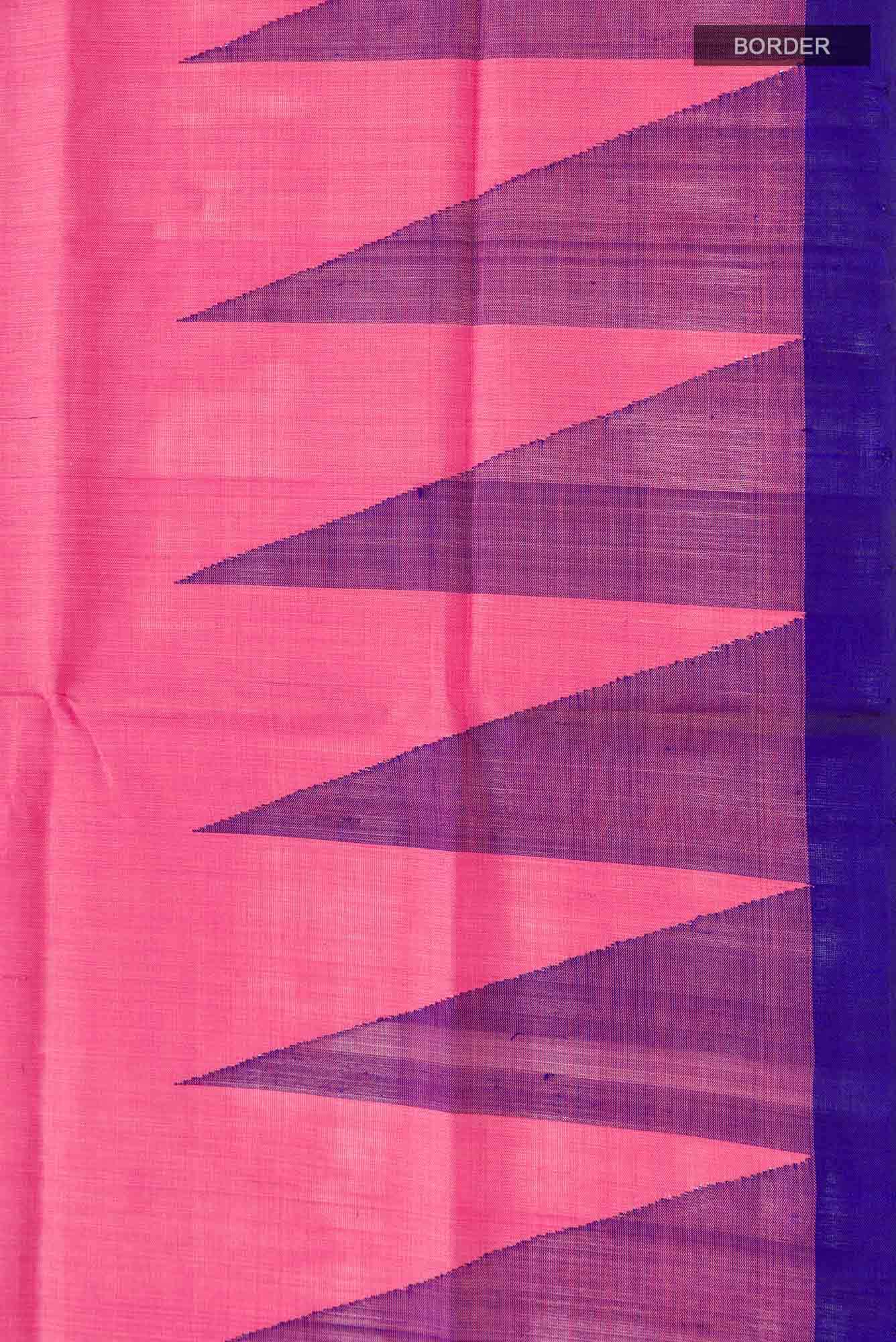 Pink Orissa Silk Saree