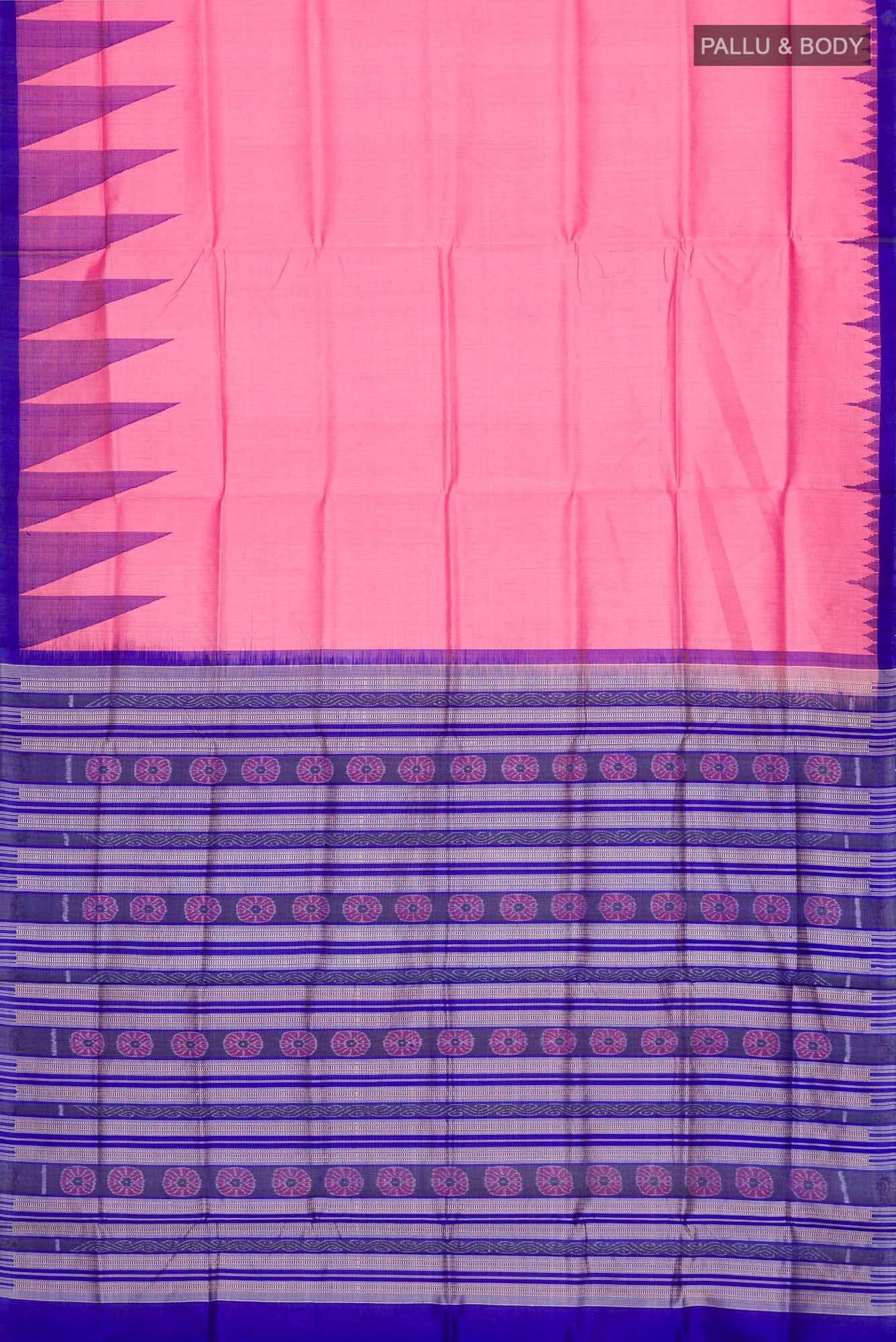 Pink Orissa Silk Saree