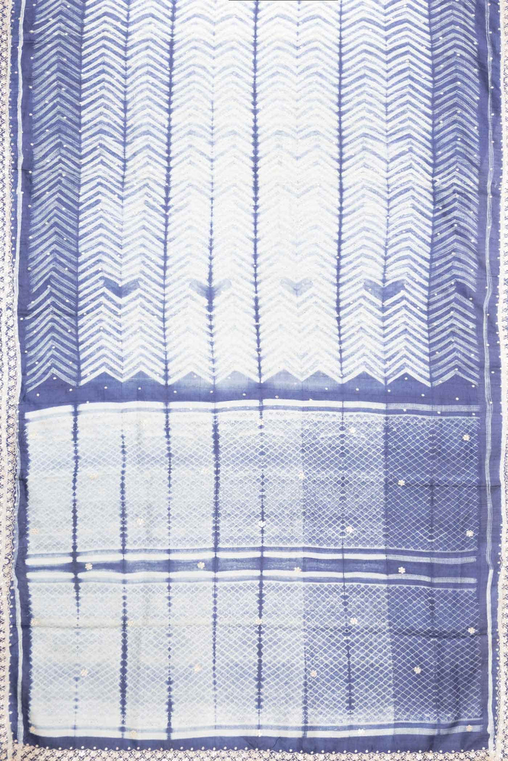 Beige Dual Tone Tussar Silk Saree