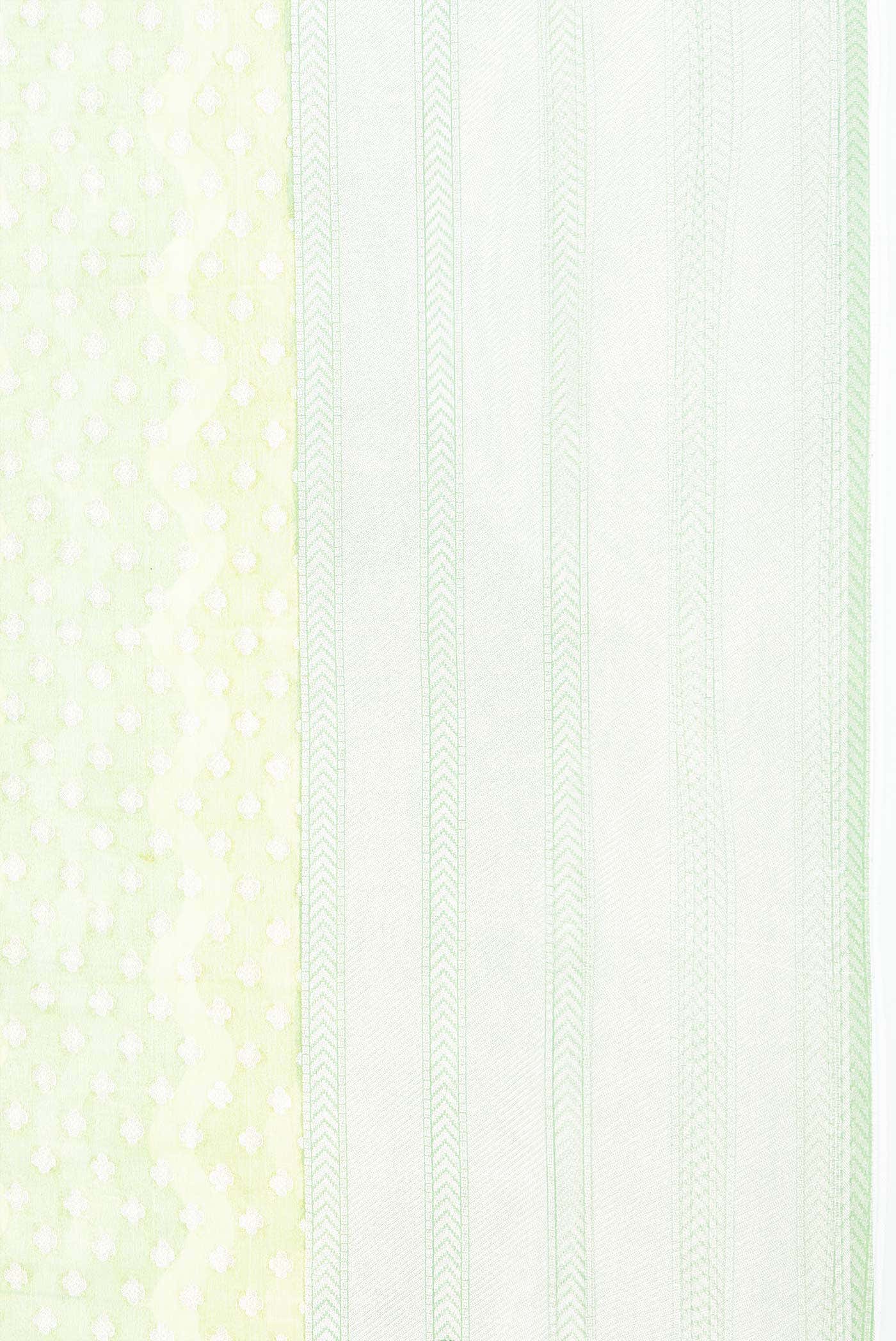 Green Dual Tone Banarasi Georgette Saree