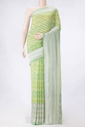 Green Dual Tone Banarasi Georgette Saree