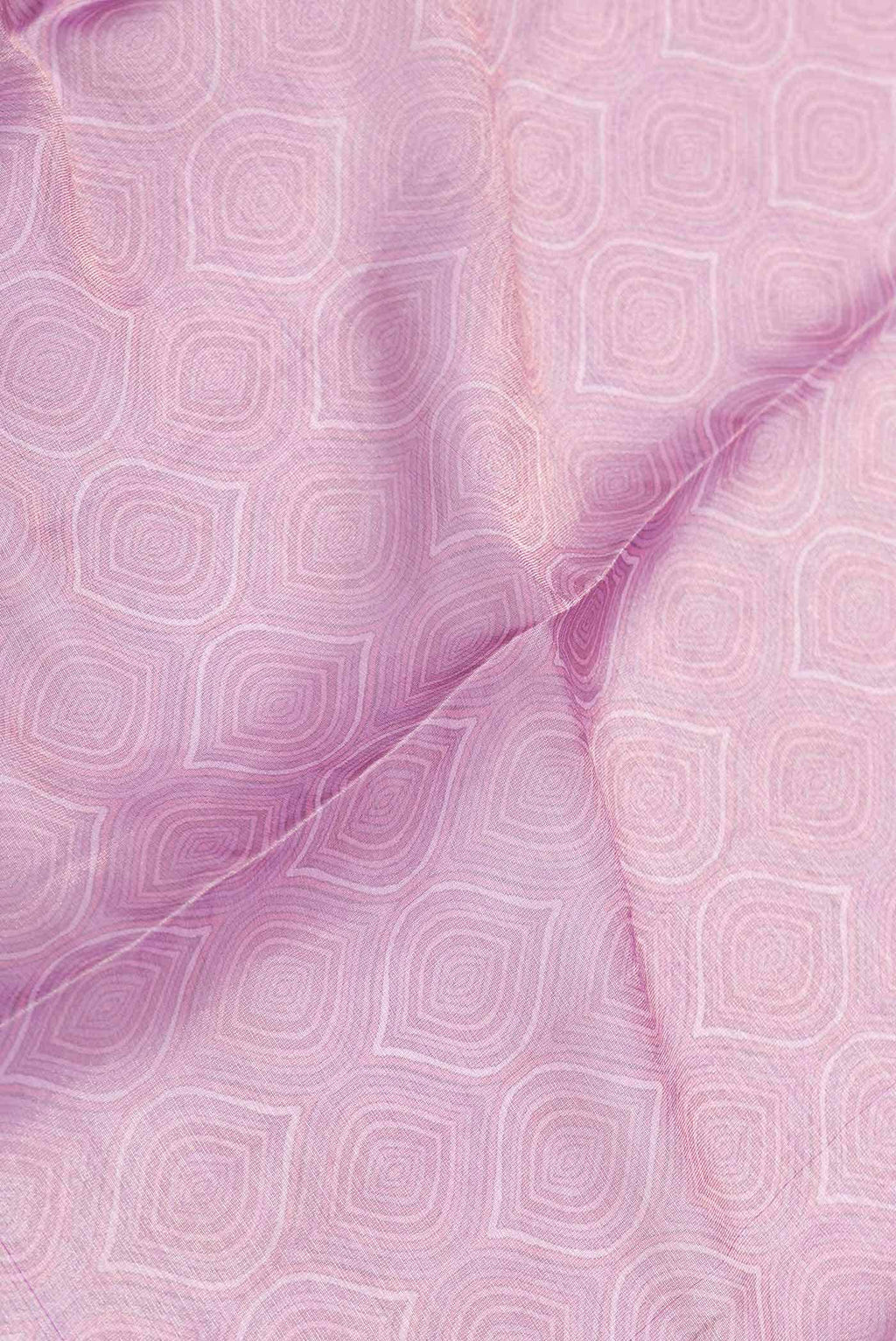 Lavender Dual Tone Mysore Georgette Saree