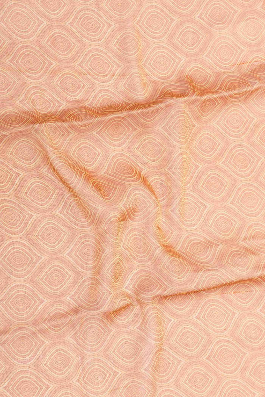 Golden Peach Dual Tone Mysore Georgette Saree